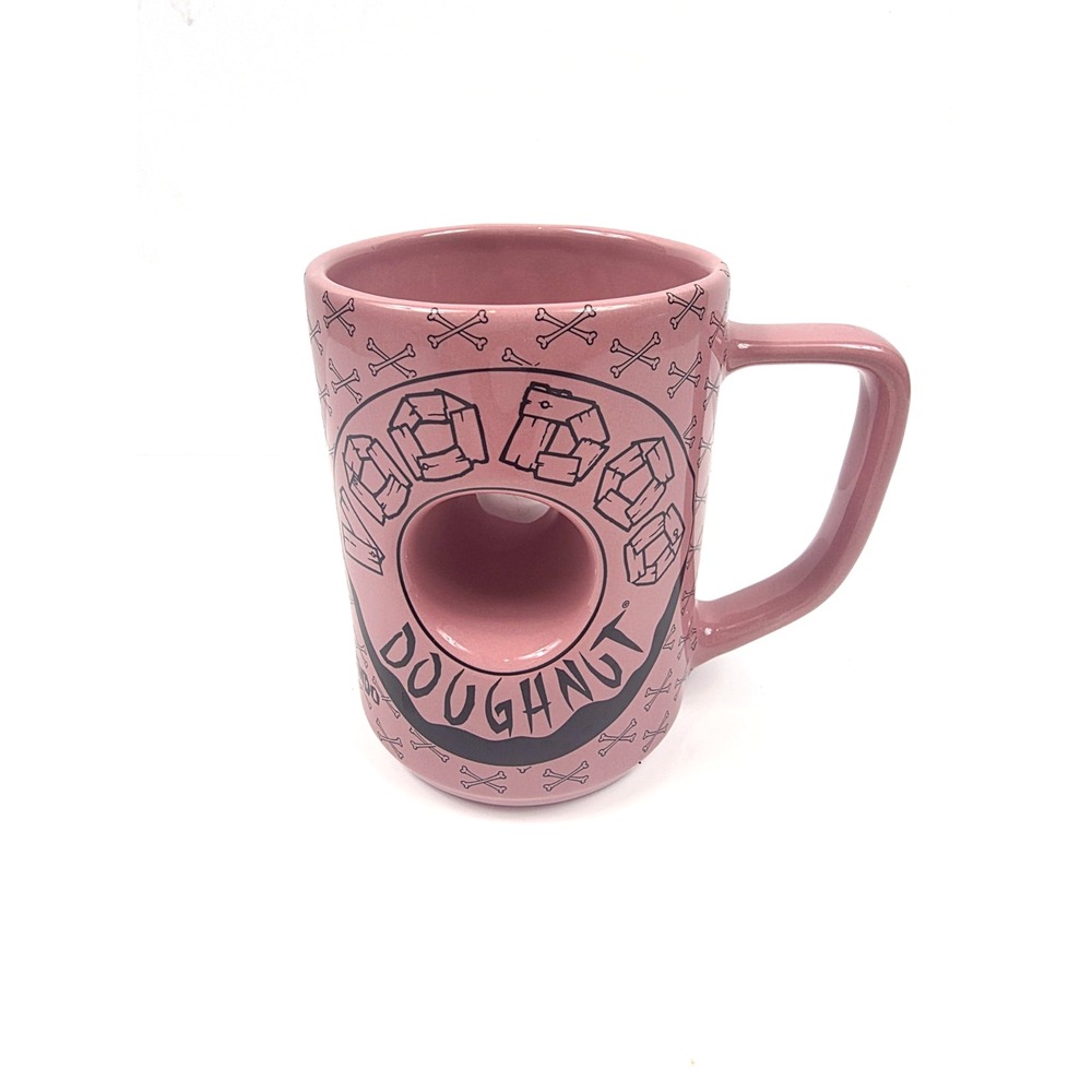 Universal Orlando Pink Voodoo Doughnut  "The Magic Is In The Hole." Coffee Mug